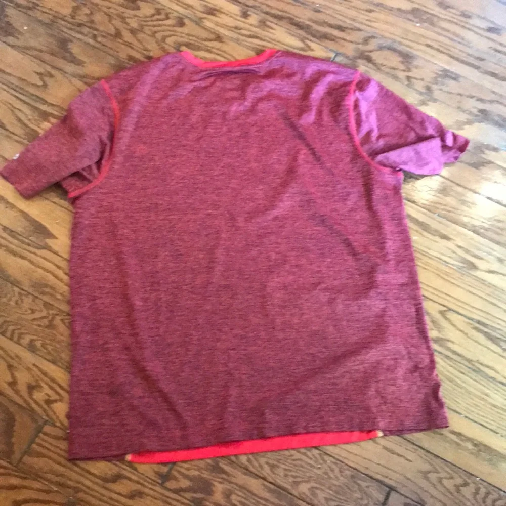 Red KC Chiefs/ NFL  XL Cool Base Short Sleeve Shirt 🏈❤️ - Picture 4 of 5